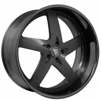 22" Snyper Forged Wheels Bullet Full Black Rims