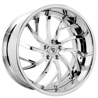 24" Snyper Forged Wheels Calypso Chrome Rims