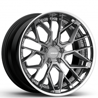 22" Staggered Variant Forged Wheels Designer DCK-3P+ Custom Finish Rims