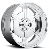 24" U.S. Mags Forged Wheels Rio Grande 6 US495 Polished Tuckin Series Rims