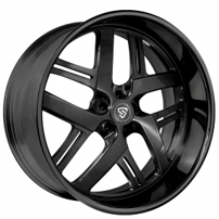 24" Snyper Forged Wheels Bomber Full Black Rims