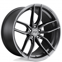 18" Niche Wheels M204 Vosso Matte Anthracite Rims 