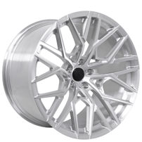 24" Lexani Forged Wheels LF-Luxury LZ-786 Phoenix Silver Forged Rims