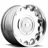 22" U.S. Mags Forged Wheels Heavy Artillery US440 Polished Supreme Classics Rims