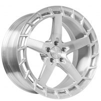 24" Lexani Forged Wheels LF-Euro Sport M-Formula Brushed Silver Monoblock Forged Rims