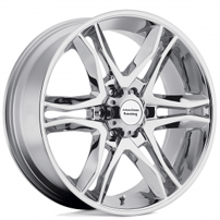 20x8.5" American Racing Modern AR893 Mainline Chrome Wheels (6x139/135, +35mm) 