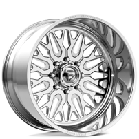 24" Fuel Wheels FF109 Grin Polished Monoblock Forged Off-Road Rims