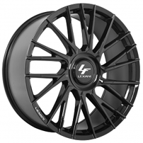 24" Staggered Lexani Wheels Velar Covered Cap Gloss Black Rims 