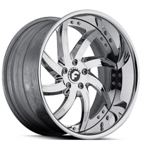 24" Forgiato Wheels Azioni Chrome Forged Rims