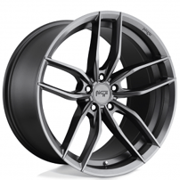 19" Staggered Niche Wheels M204 Vosso Matte Anthracite Rims 