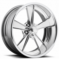 24" U.S. Mags Forged Wheels Dayton US321 Hi Luster Polished Vintage Forged 2-Piece Rims