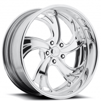 20" U.S. Mags Forged Wheels Cheyenne 5 US413 Polished Tuckin Series Rims