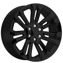 22" Performance Replicas Wheels PR205 Gloss Black Rims