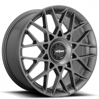 19" Rotiform Wheels R166 BLQ-C Matte Anthracite Rims 