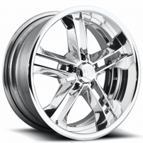 22" U.S. Mags Forged Wheels Coronado US316 Polished Vintage Forged 2-Piece Rims