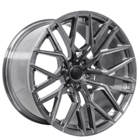 24" Lexani Forged Wheels LF-Luxury LZ-786 Phoenix Gunmetal Forged Rims