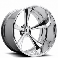 24" U.S. Mags Forged Wheels Montana Concave US838 Polished Vintage Forged 2-Piece Rims