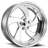 22" U.S. Mags Forged Wheels Desperado 5 US423 Polished Tuckin Series Rims