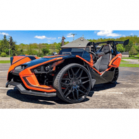 22" Staggered Giovanna Wheels Bogota Black Polaris Slingshot / 3-Wheeler Rims