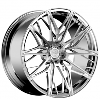 22" Savini Forged NC9 High Polished Monoblock Forged Wheels (Blank, Custom Offset)