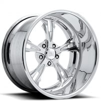 20" U.S. Mags Forged Wheels Cartel 5 US410 Polished Tuckin Series Rims