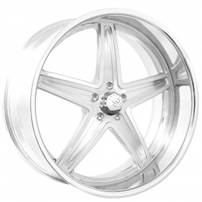 22" Snyper Forged Wheels Bayou Polished Rims