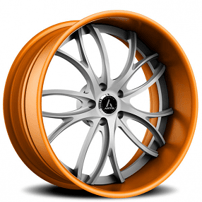 28" Artis Forged Wheels Biscayne Custom 2-Tone Face with Color Match Lip Rims