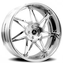 20" Staggered Artis Forged Wheels Nirvana Chrome Rims