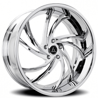 28" Artis Forged Wheels Twister Chrome Rims