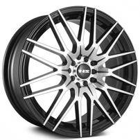 18" NS Wheels Tuner NS1509 Black Machined Rims