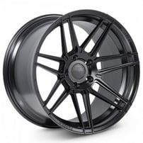 20" Staggered Ferrada Wheels F8-FR6 Matte Black Flow Formed Rims