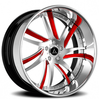 28" Artis Forged Wheels Profile Custom 2-Tone Face with Chrome Lip Rims