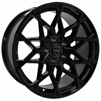 18" Elegant Wheels E009 Gloss Black Rims