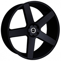 28" Strada Wheels Perfetto Black Rims 