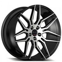 24" Giovanna Wheels Bogota Black Machined Rims