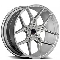 20" Giovanna Wheels Haleb Silver Machined Rims