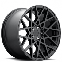 18" Rotiform Wheels R112 BLQ Matte Black Rims 