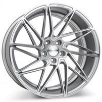 19" Ace Alloy Driven D716 Silver with Machined Face True Directional Wheels (Blank) 