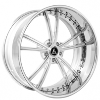 22" Staggered Artis Forged Wheels Corvair Chrome Rims