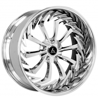 20/21" Staggered Artis Forged Wheels Royal Chrome Rims