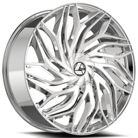 28" Azara Wheels AZA-537 Chrome Rims