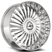 28" Azara Wheels AZX-103 Chrome Rims