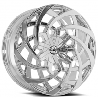 28" Azara Wheels AZA-521 Chrome Rims