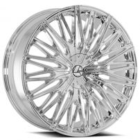 22x8.5" Azara Wheels AZA-522 Chrome Rims