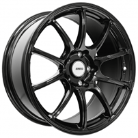 18x9.5" Bavar Racing BVR02 Gloss Black Flow Formed Wheels (5x120/114/112 +38mm)