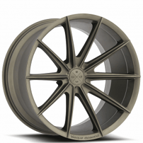 19" Blaque Diamond Wheels BD-11 Matte Bronze Rims