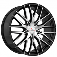 24" Cavallo Wheels CLV-45 Gloss Black Machined Rims