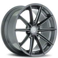 19" Staggered Curva Wheels CFF46 Gunmetal Flow Forged Rims