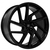 24" Lexani Wheels Senna Gloss Black Rims 