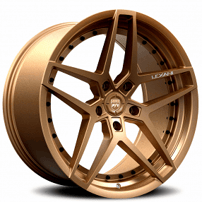 22x9" Lexani Spike Satin Bronze Wheels (5x112/114/120, +28/30mm) 